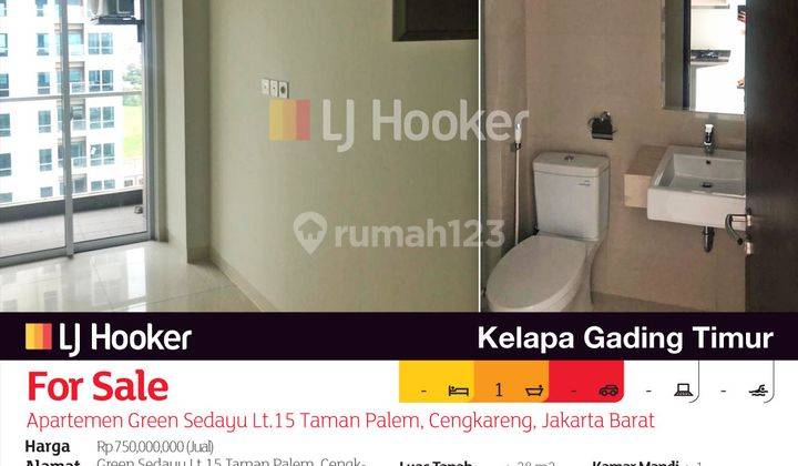 Apartemen Green Sedayu Lt.15 Taman Palem, Cengkareng, Jakarta Barat 2