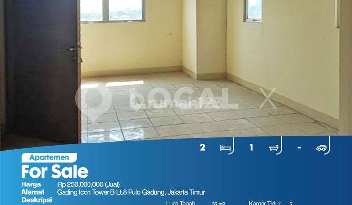 Apartemen Gading Icon Tower B Lt.8 Pulo Gadung, Jakarta Timur 2