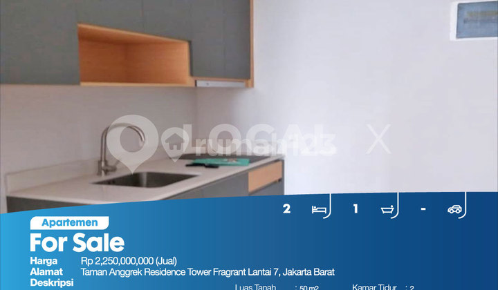Apartemen Taman Anggrek Residence Tower Fragrant Lantai 7, Tanjung Duren, Grogol, Jakarta Barat 2