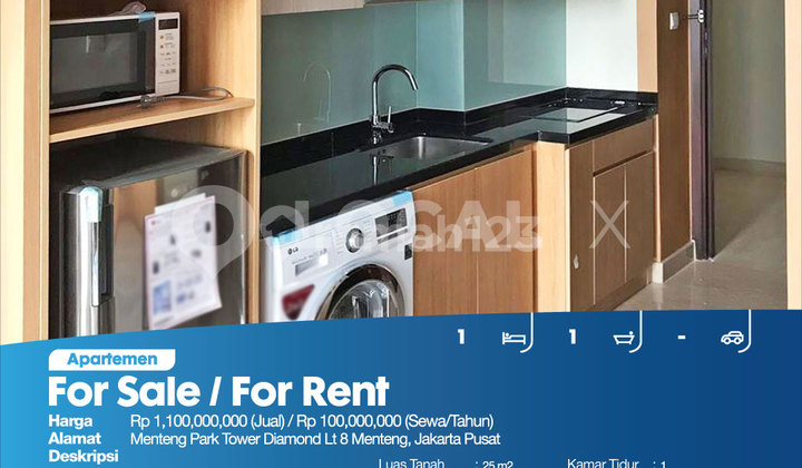 Apartemen Menteng Park Tower Diamond LT 8 Menteng, Jakarta Pusat 2