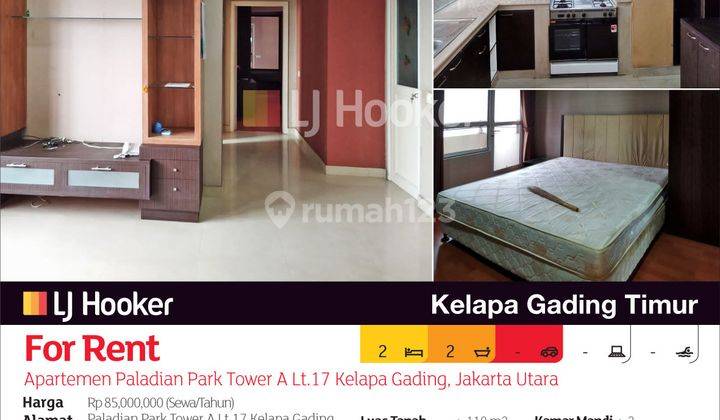 Apartemen Paladian Park Tower A Lt.17 Kelapa Gading, Jakarta Utara 2