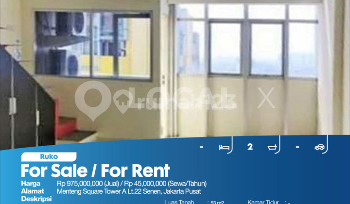 Ruko Menteng Square Tower A Lt.22 Senen, Jakarta Pusat 2