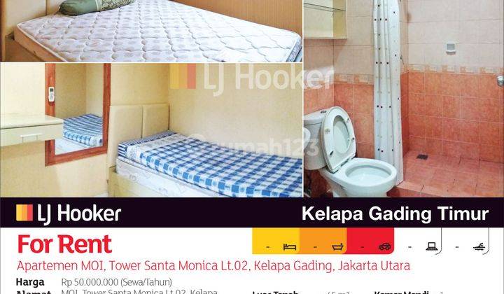 Apartemen Moi, Tower Santa Monica Lantai 2, Kelapa Gading, Jakarta Utara 2