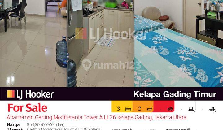 Apartemen Gading Mediterania Tower A Lt.26 Kelapa Gading, Jakarta Utara 2