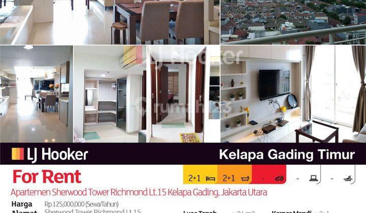 Apartemen Sherwood Tower Richmond Lantai 15 Kelapa Gading, Jakarta Utara 2