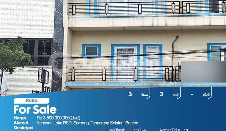 Kencana Loka Shophouse BSD, Serpong, South Tangerang, Banten 2