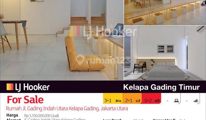 Rumah Jl. Gading Indah Kelapa Gading, Jakarta Utara 2