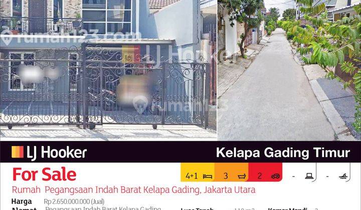 Rumah Pegangsaan Indah Barat Kelapa Gading, Jakarta Utara 2