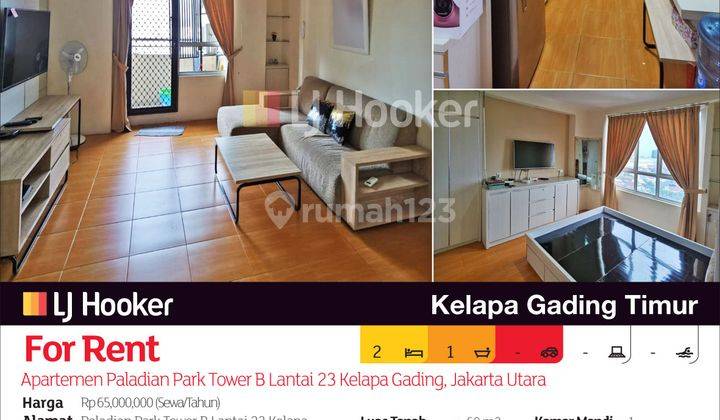 Apartemen Paladian Park Tower B Lantai 23 Kelapa Gading, Jakarta Utara 2