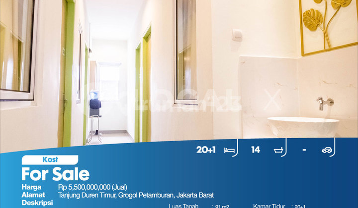 Kost Tanjung Duren Timur, Grogol Petamburan, Jakarta Barat 2