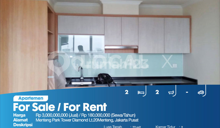 Apartemen Menteng Park Tower Diamond Lt.20menteng, Jakarta Pusat 2