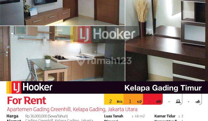 Apartemen Gading Greenhill Tower B Lantai 17 Kelapa Gading, Jakarta Utara 2