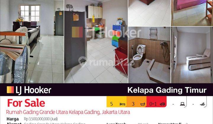 Rumah Gading Grande Utara Kelapa Gading, Jakarta Utara 2