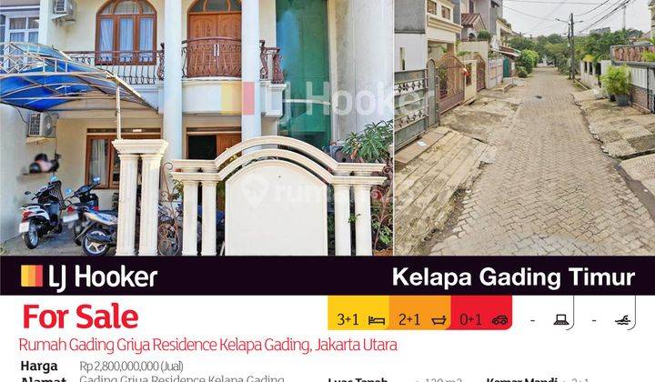 Rumah Gading Griya Residence Kelapa Gading, Jakarta Utara 2