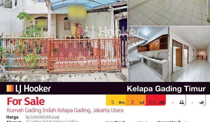 Rumah Gading Indah Kelapa Gading, Jakarta Utara 2