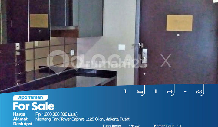 Apartemen Menteng Park Tower Saphire Lt.25 Cikini, Jakarta Pusat 2