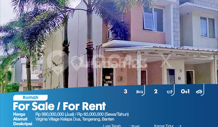 Rumah Virginia Village Kelapa Dua, Tangerang, Banten 2