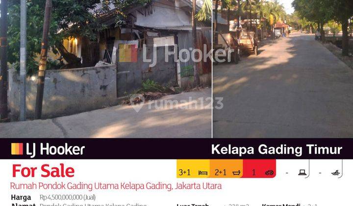 Rumah Pondok Gading Utama Kelapa Gading, Jakarta Utara 2