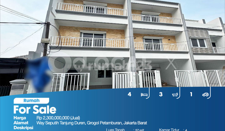 Rumah Way Seputih Tanjung Duren, Grogol Petamburan, Jakarta Barat 2