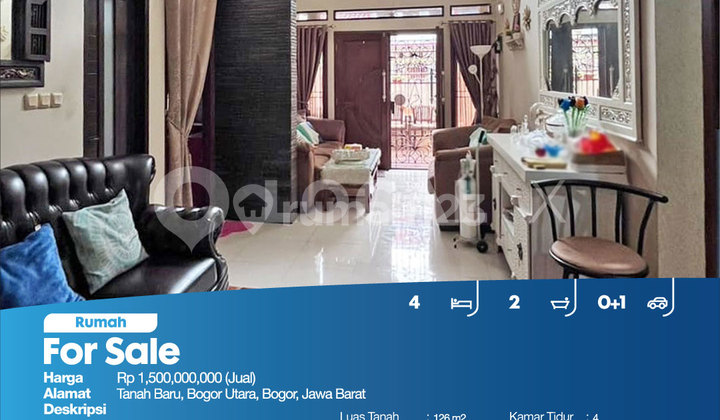 Rumah Tanah Baru, Bogor Utara, Bogor, Jawa Barat 2