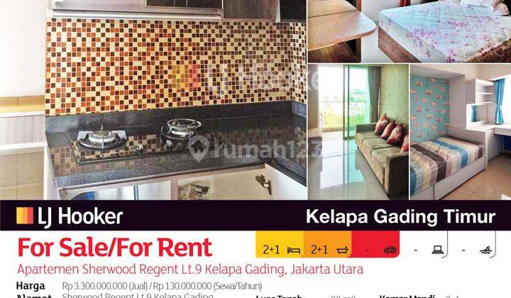 Apartemen Sherwood Regent Lantai 9 Kelapa Gading, Jakarta Utara 2