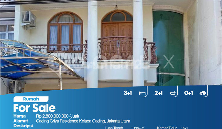 Gading Griya Residence House, North Kelapa Gading, North Jakarta 2