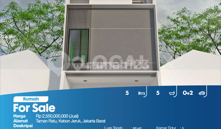 Rumah Taman Ratu, Kebon Jeruk, Jakarta Barat 2