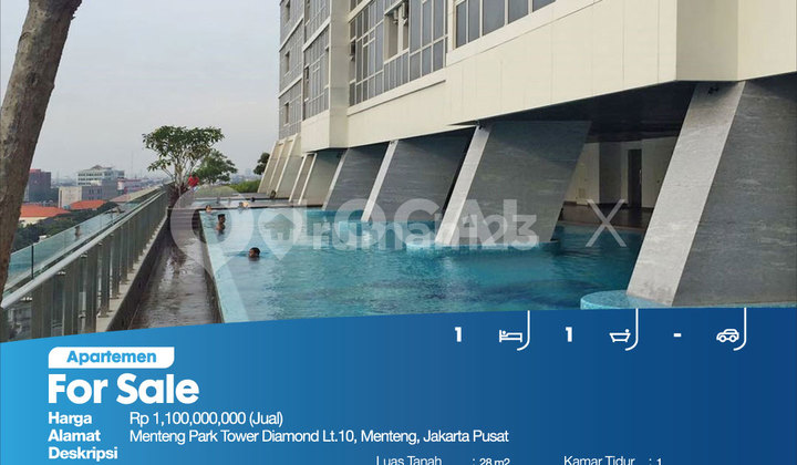 Apartemen Menteng Park Tower Diamond Lt.10, Menteng, Jakarta Pusat 2