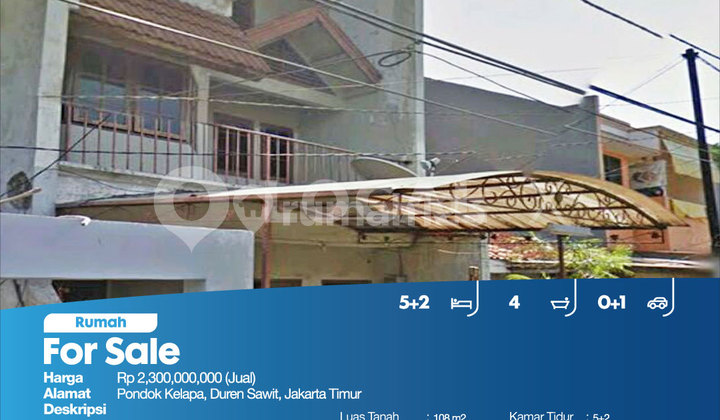 Rumah Pondok Kelapa, Duren Sawit, Jakarta Timur 2