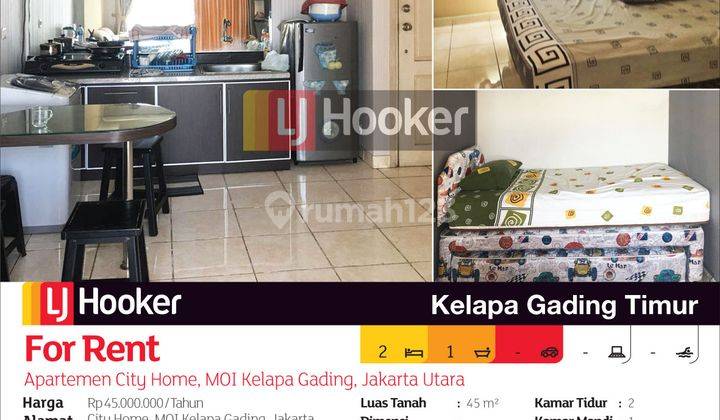 Apartemen City Home Hawaiian Bay Lantai 20 Kelapa Gading, Jakarta Utara 2