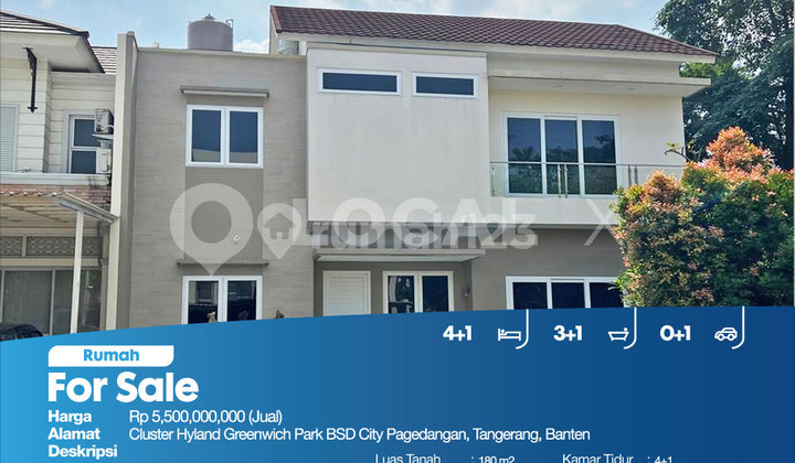 Hyland Greenwich Park Cluster House, BSD City, Pagedangan, Tangerang, Banten 2