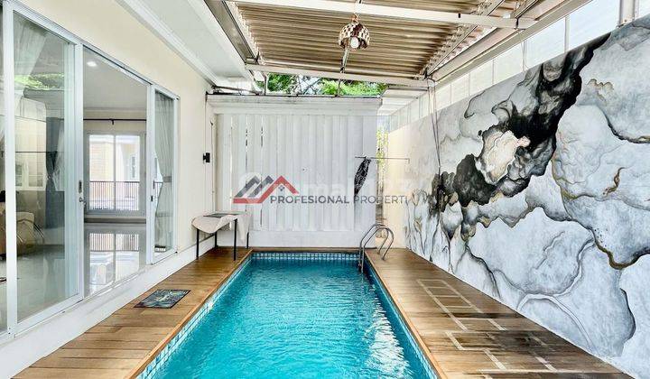  Rumah Bagus Dalam Townhouse Private Pool Strategis Dekat Kemang 1