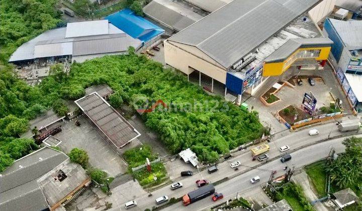 Tanah Harga Murah Berada di Jalan Utama Lokasi Sangat Strategis  1