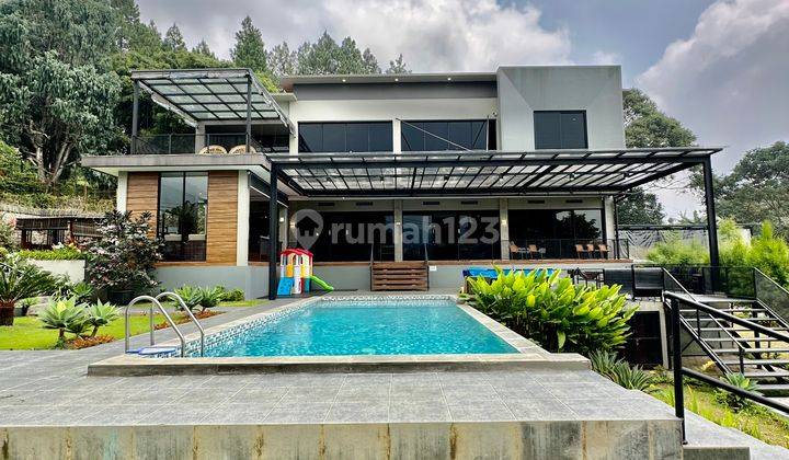 Villa Puncak Mewah Full Furnished View Gunung Gede Dan Pangrango 2