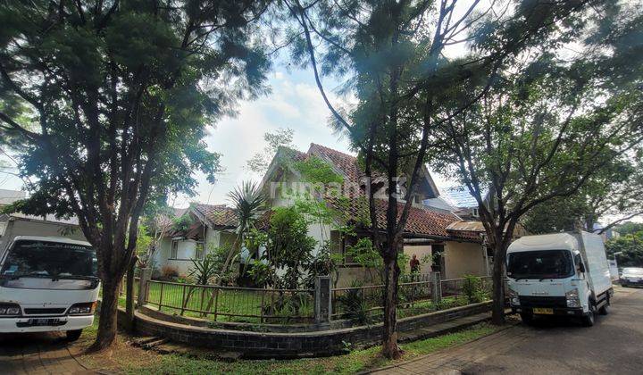 Dijual Rumah Lama Hoek Anggrek Loka Harus Renovasi Halaman Luas 2