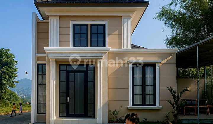 Villa Modern Classic Di Kota Batu - Udara Dingin & Lingkungan Nyaman, Shm Ready