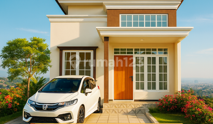 Rumah Premium Kota Malang - View Gunung Siang Hari & City Light Malam Hari