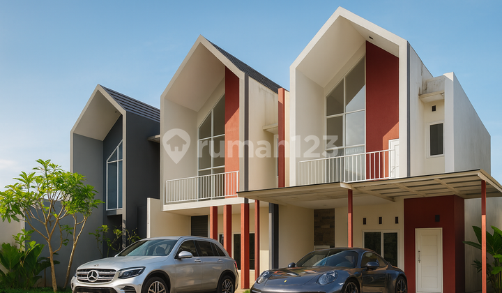 Rumah Hook 2 Lantai Scandinavian Di Pakis Malang – Posisi Depan Cluster