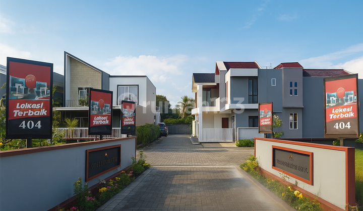 Siap Huni Rumah Cantik 2 Lantai Posisi Pojok Depan Cluster – Malang Timur