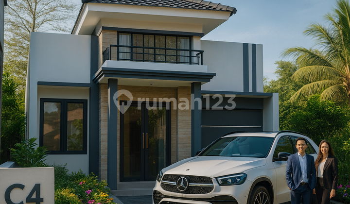 Rumah Modern Plafon Tinggi 5 Meter Lokasi Premium Dieng - SHM & Pbg