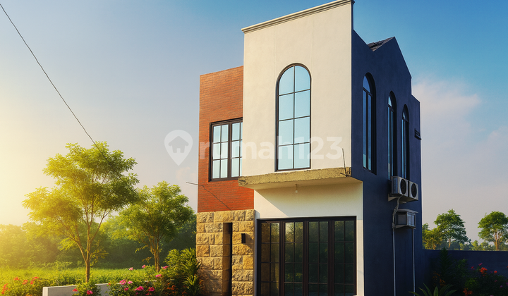 Rumah 2 Lantai Kontemporer Urban Malang. Desain Stylish, Lokasi Premium Dekat Alun-alun & Mall Besar. Free Pajak All In + Bonus Kanopi