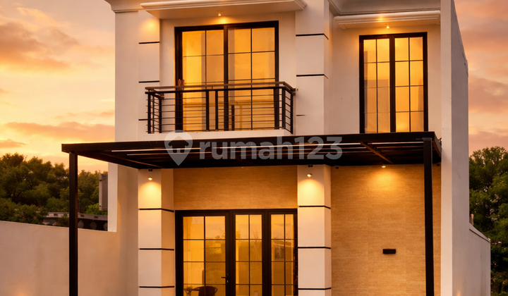 2 Lantai Depan Wisata Petik Jeruk Karangploso3️⃣ Rumah Villa 2 Lantai Sejuk Karangploso, Dekat Batu 2