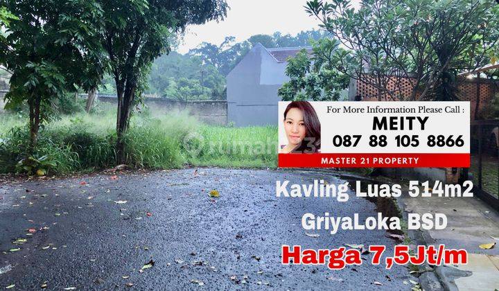 Kavling Bagus Di Griyaloka Bsd City, Untuk Usaha Rumah Kost 1