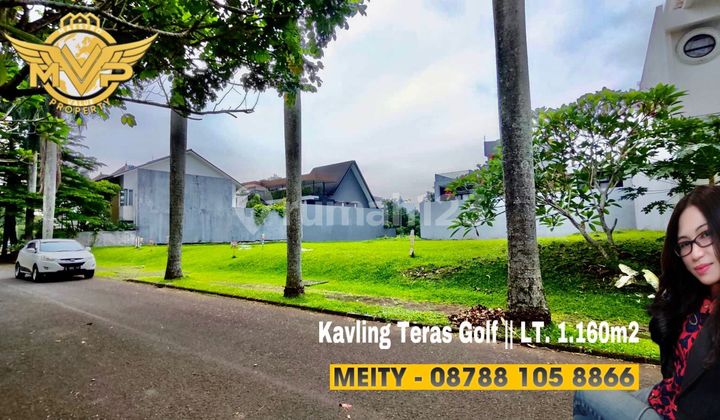 Kavling Cantik Teracce Golf, Bukit Golf Bsd City, Serpong Tangsel