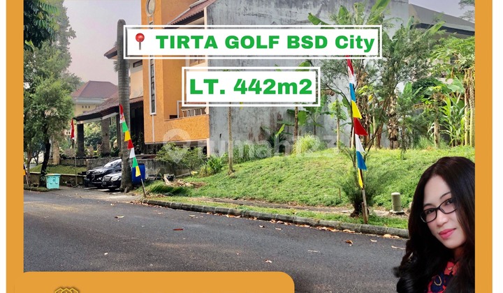 Dijual Kavling di Tirta Golf BSD, Lokasi Prime BSD Serpong.