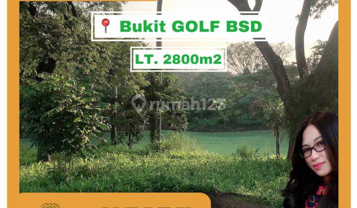 Kavling Cantik View Golf Di Bukit Golf Bsd Serpong, Tangsel 1