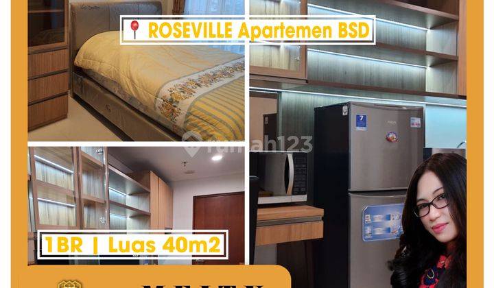 Full Furnish 1br Apartement Roseville Mewah At Bsd City. 1