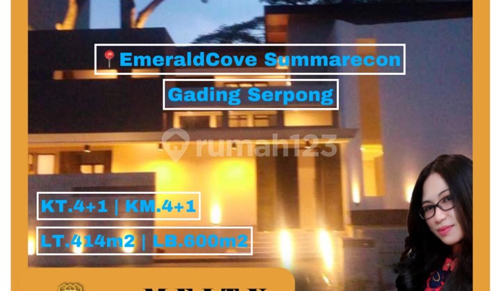 Harga Terjuun Rumah Mewah New di Cluster Gading Serpong