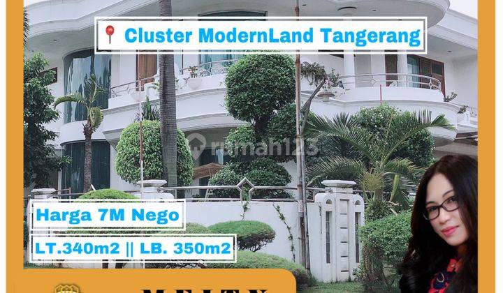 Dijual Cepat Rumah Mewah Hoek Cantik Di Modernland Tangerang  1