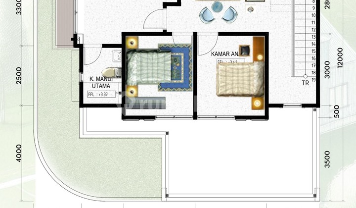 Dijual Rumah Klasik Dengan Sentuhan Modern  KIREINA PARK Nusa Loka - BSD City 2